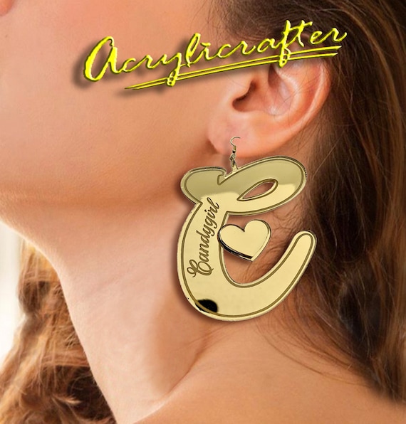 Etsy 2024 initial earrings