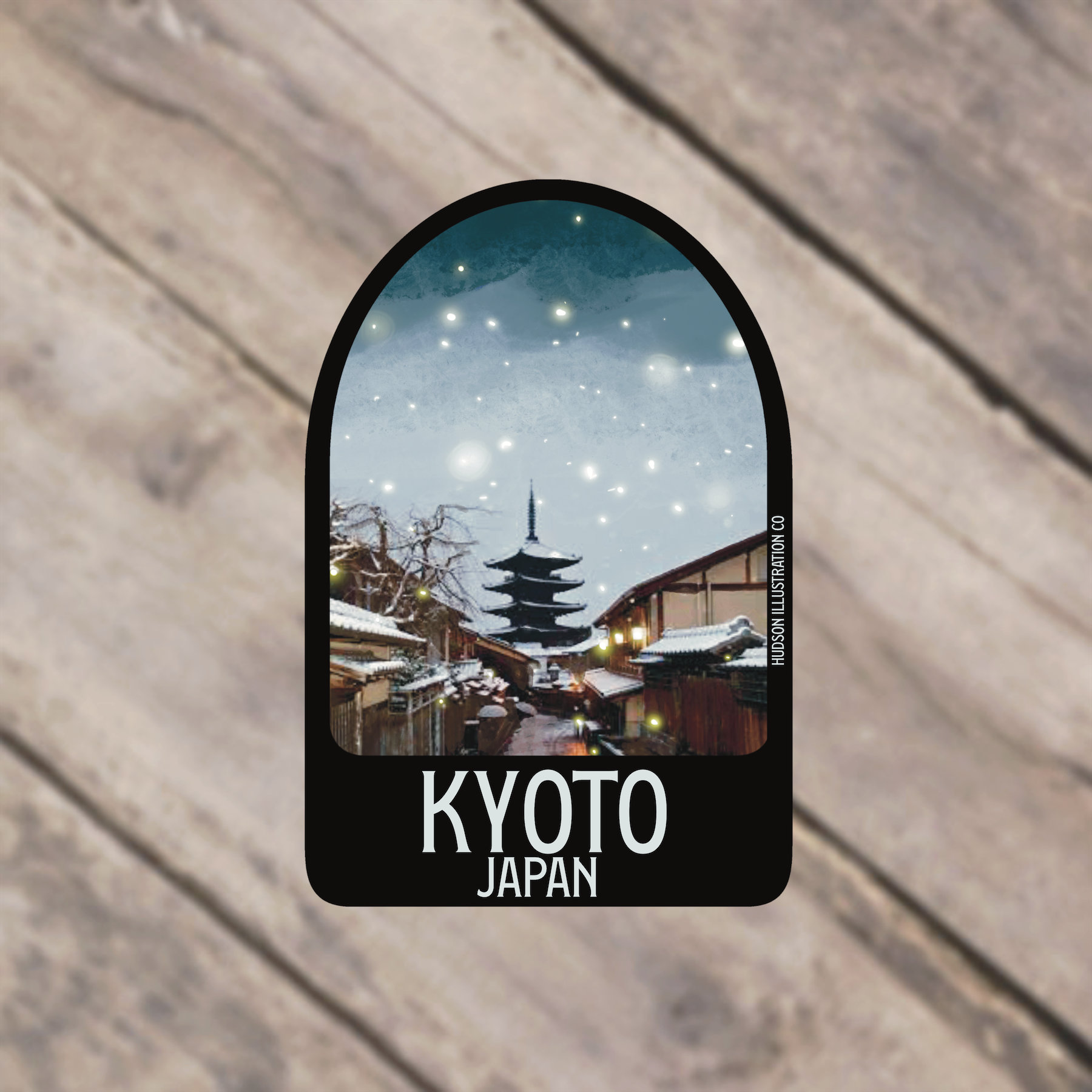 Japanese Kyoto Stickers