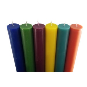 Pillar Candles, Handmade Pillar Candles, Ø35x200 mm Candles, Brilliant Colorful Candles, Colorful Candlestick ,Amazing  Colered Candle