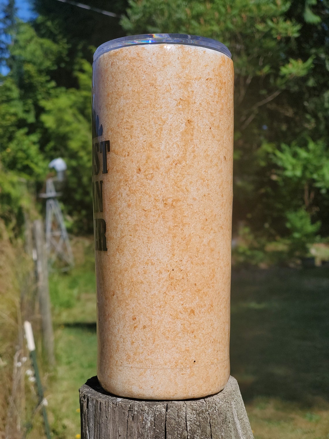 Sawdust is Man Glitter Tumbler Sawdust Tumbler Etsy