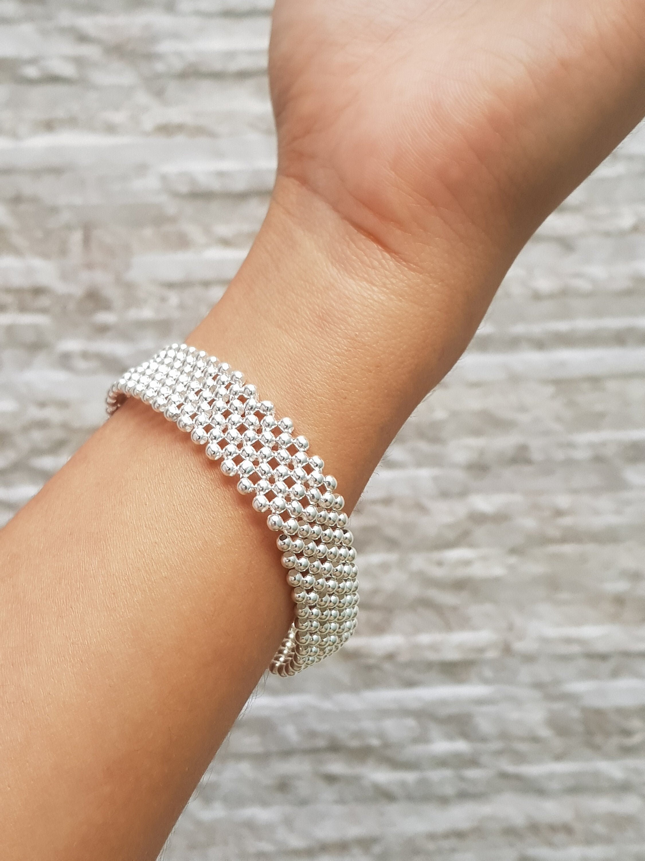 Wide band best sale bracelets