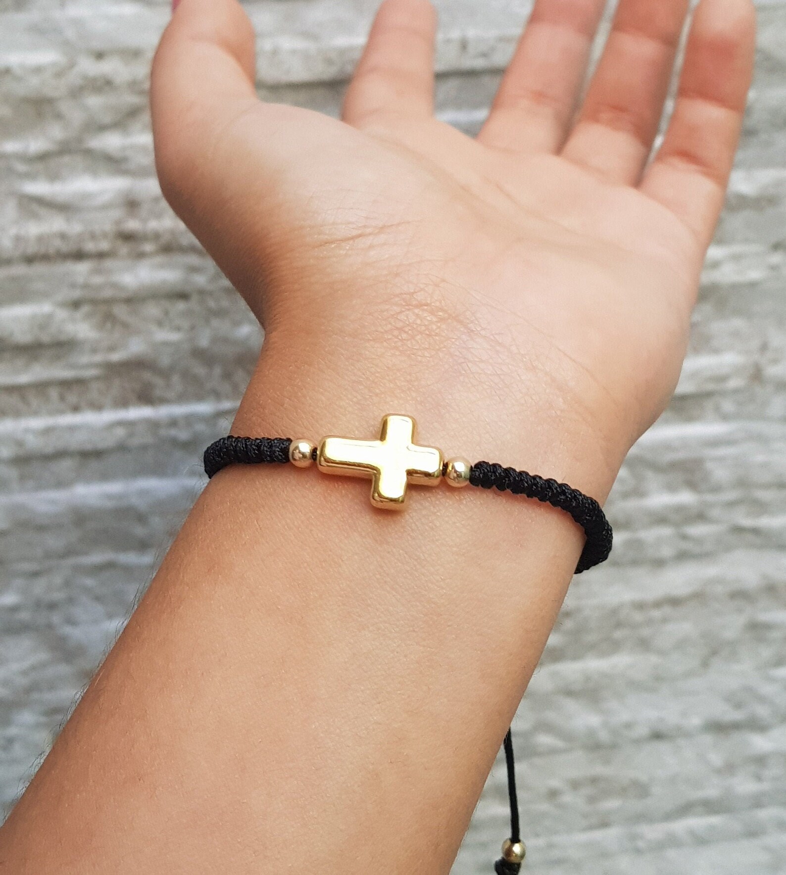 Pulseras De Cuero Para Hombre Con Cruz - Pack De 4, Ajustables, Estilo Cristiano, Regalo Con Significado