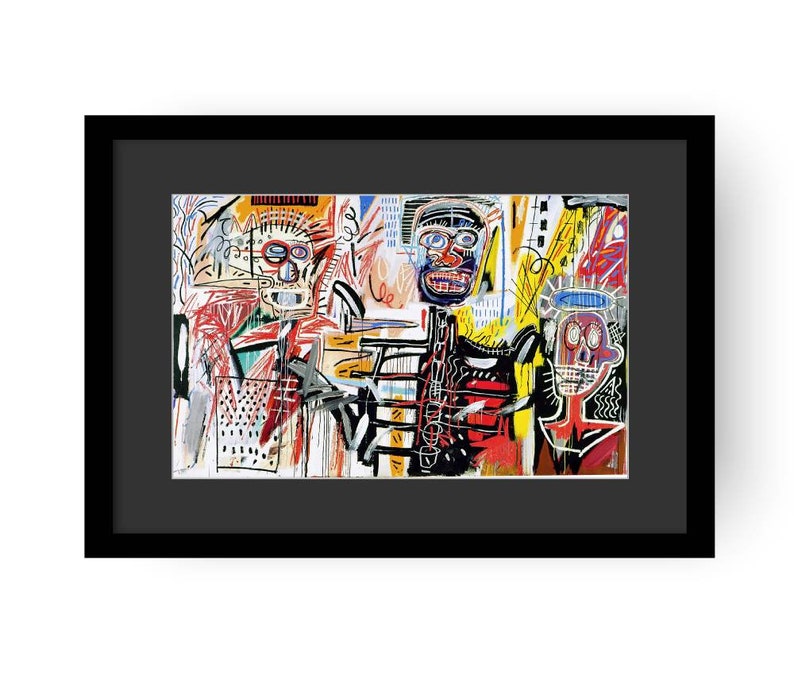 JeanMichel Basquiat Graffiti Street Art Framed Photo Print Etsy