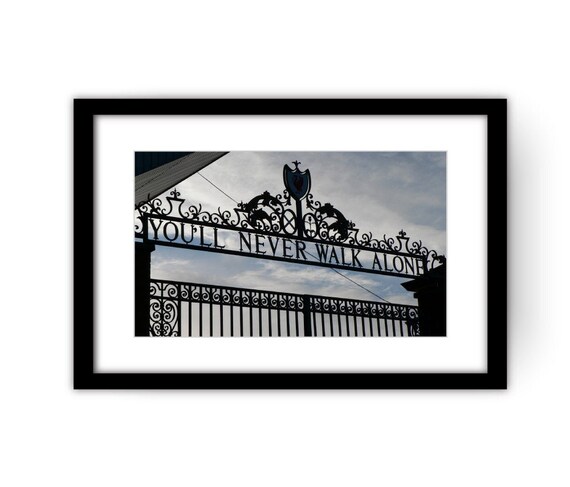 Liverpool Fc Anfield Shankly Gates You Ll Never Walk Alone Etsy