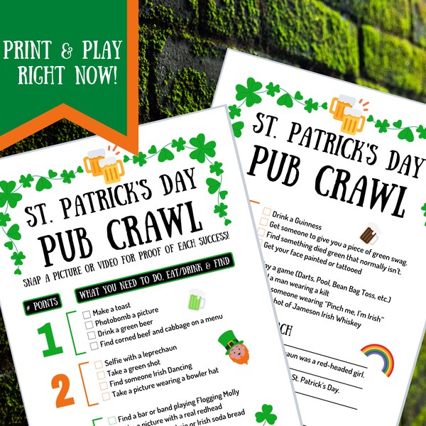 Pub Crawl - Etsy