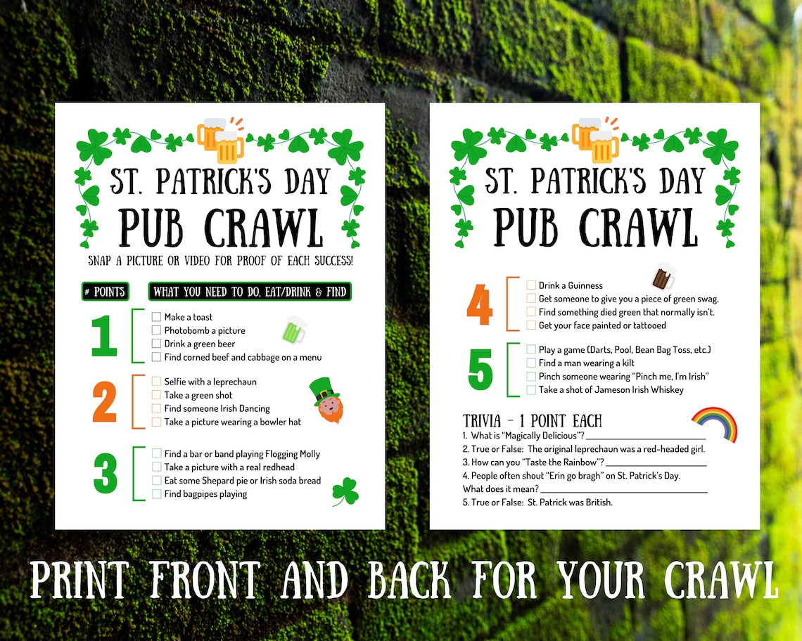 st pattys day pub crawl charlotte