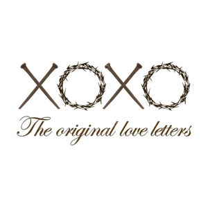 ¡Dos diseños incluidos! XOXO Las letras de amor originales svg, png y jpeg