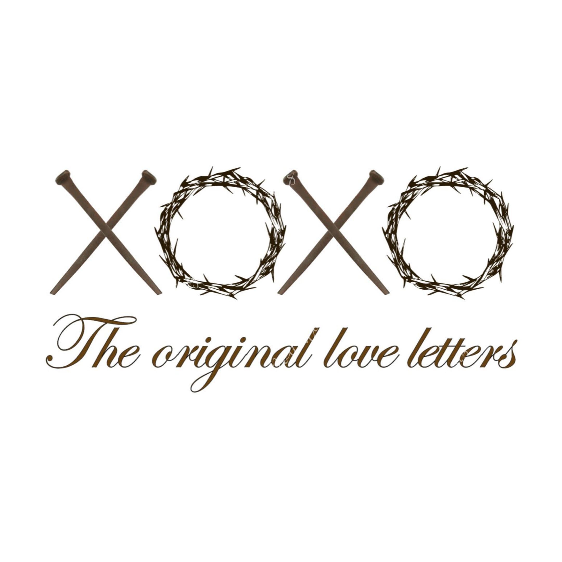 Two Designs Included! XOXO the Original Love Letters Svg
