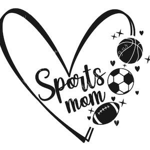Sports Mom PNG and SVG