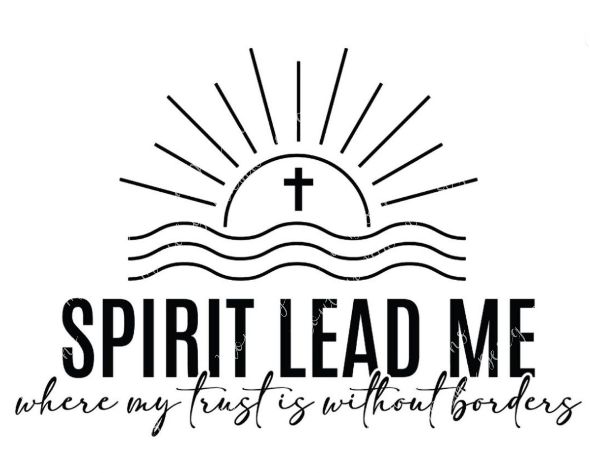 Spirit lead me PNG SVG, image size:2000x1600