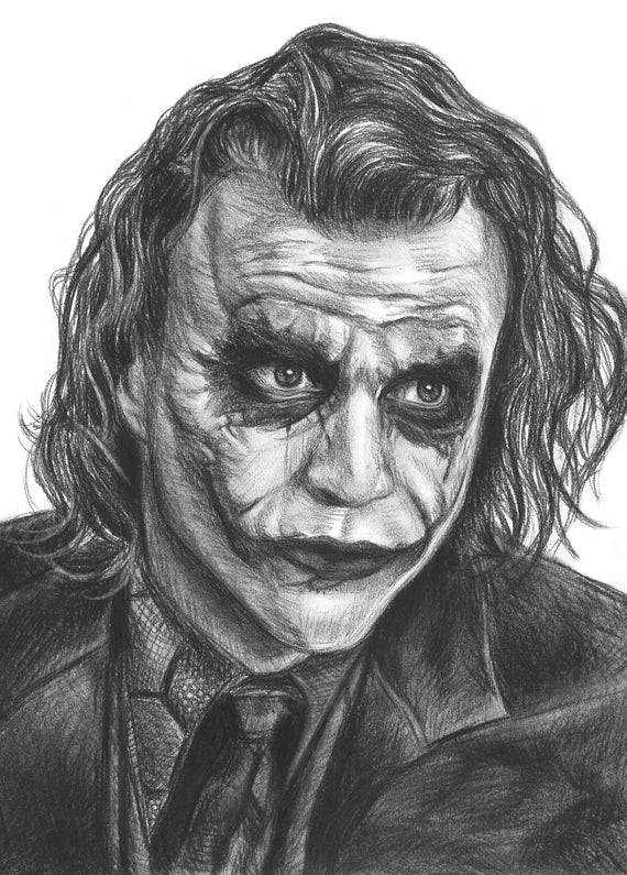 Featured image of post Dark Knight Joker Sketch Easy - A few people have asked me what my version of heath ledger&#039;s joker would look like.