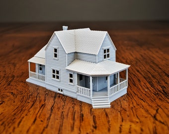 Z-Scale - Sears Silverdale 1920s Kit Home - 1:220 Scale Building House