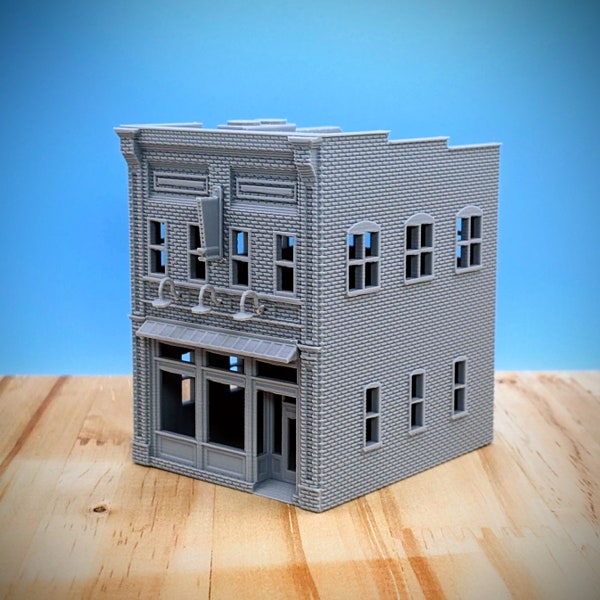 Z Scale - Statesville North Carolina Café Main Street - 1:220 Scale Building