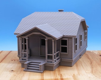 S-Scale - Sears Rodessa 1920s Kit Home - 1:64 Scale Building House