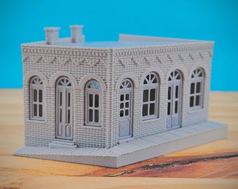 HO Scale - BlackHawk CO Corner Store - 1:87 Scale Building