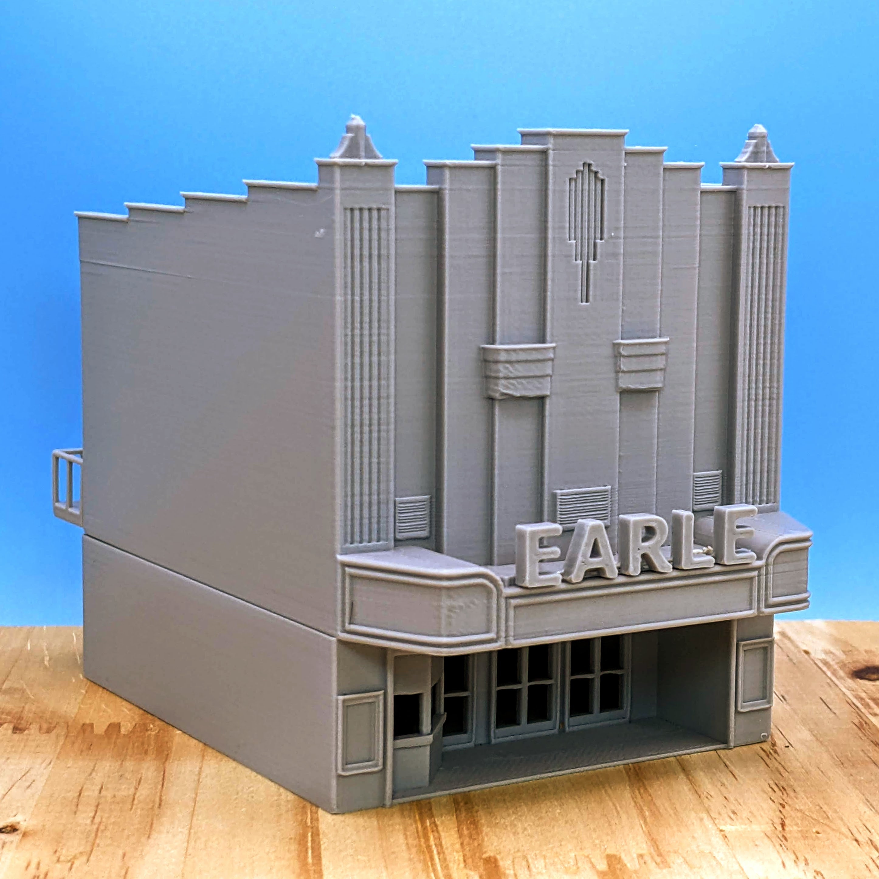 HO Scale - North Carolina Mt Airy Earle Movie Theater - 1:87 Scale ...
