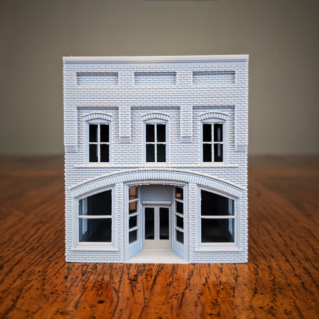 N Scale - North Carolina Arched Brick General Store - 1:160 Scale ...