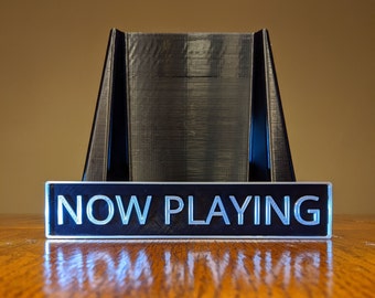 Now Playing Vinyl Record Stand - Designed for all Cover Sizes  - Wall Mount - 3D Printed