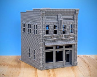 S Scale - Statesville North Carolina Café Main Street - 1:64 Scale Building