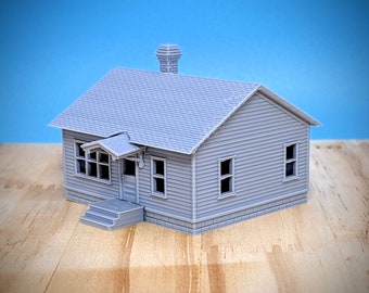 N-Scale -Sears Selby 1920s Kit Home - 1:160 Scale Building House