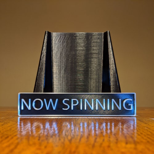 Now Spinning Wall Mounted Vinyl Record Display Shelf for Your Etsy