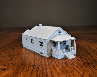 HO-Scale - Sears Hampton 1920s Kit Home - 1:87 Scale Building House