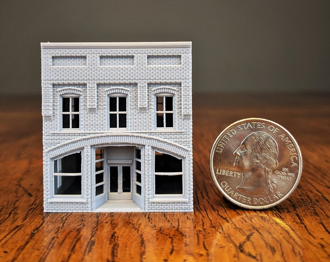Z Scale North Carolina Arched Brick General Store 1:220 Scale Building ...