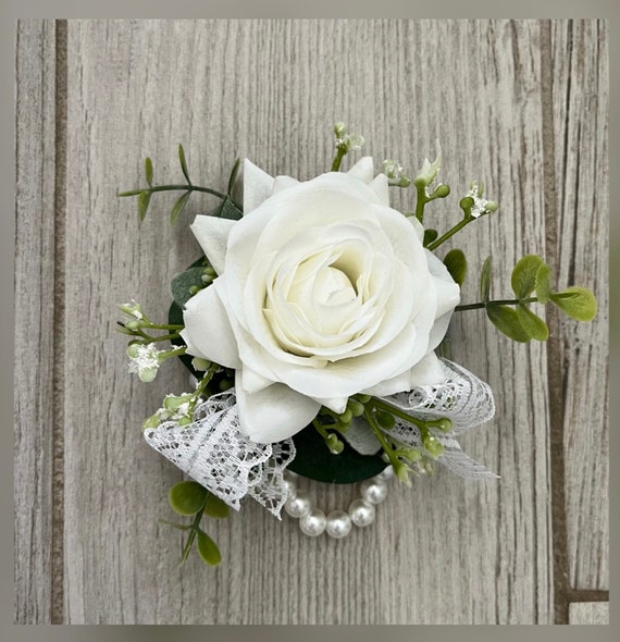  Wrist Corsages for Weddings, Foam Rose Wrist Corsage