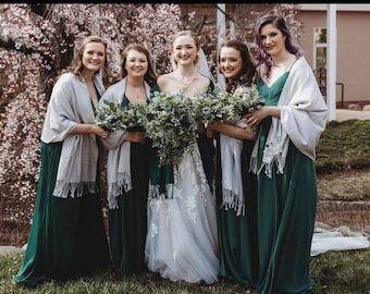 Boho greenery bridal bouquet  eucalyptus wedding bouquet, Lambs ear sage bridesmaid flowers