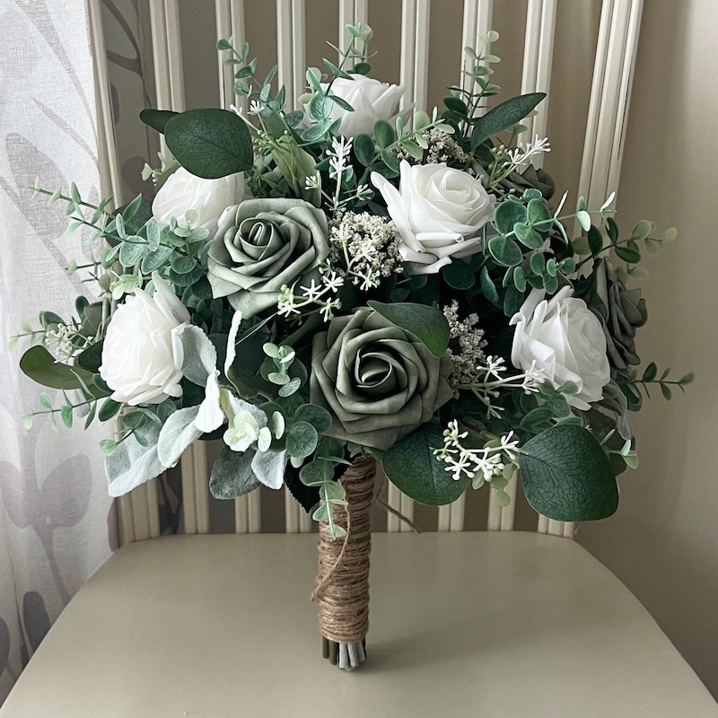 Silver Spring Bouquet - Etsy