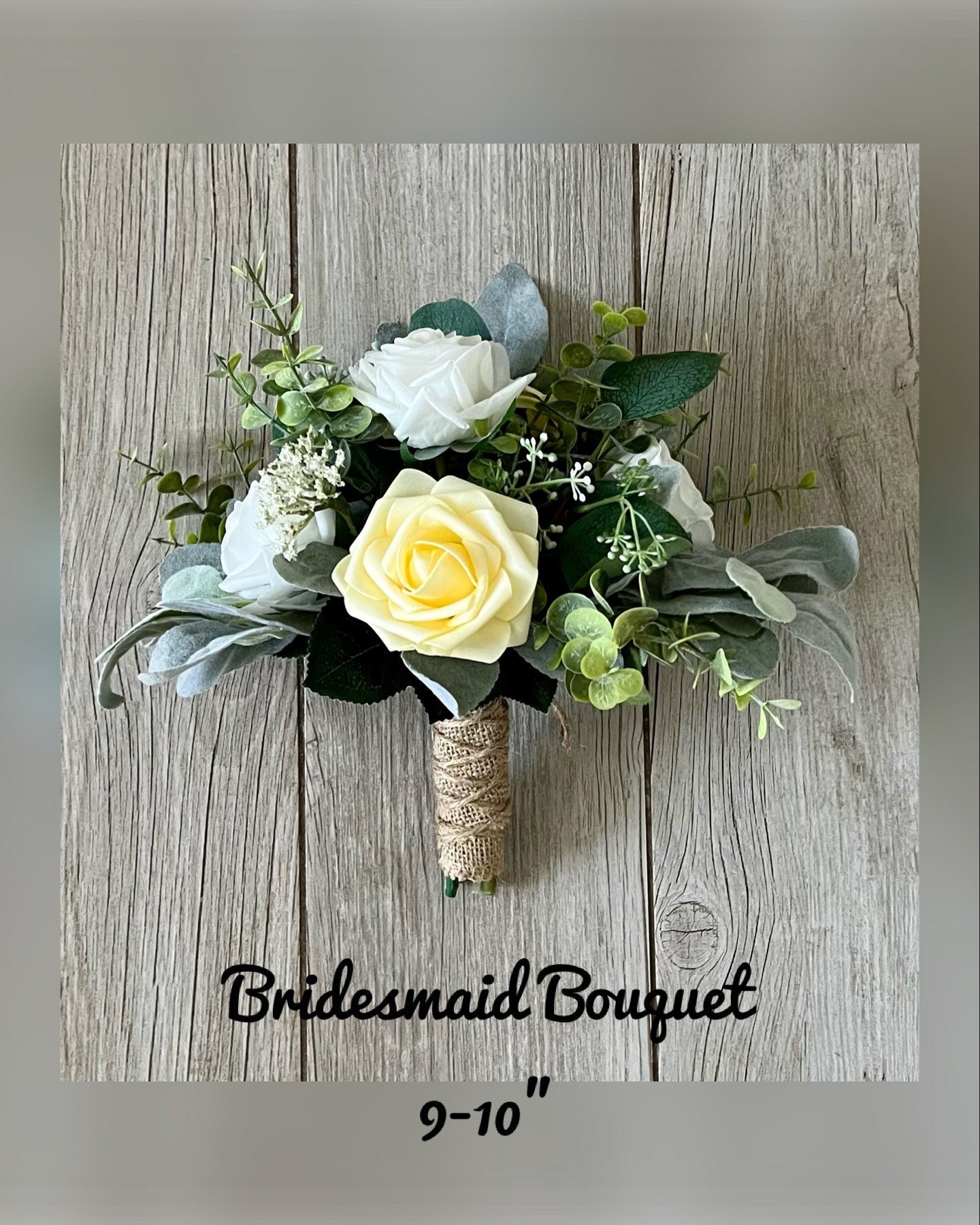 Ramo de novia boho, ramo de novia con rosas amarillas y blancas y  vegetación, ramo de novia con salvia y eucalipto, flores para dama de  honor, boutonnières - Etsy México, image size:1440x1800