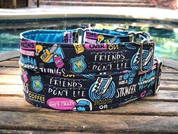 stranger things dog collar
