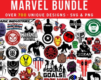 Download Marvel Svg Bundle Etsy PSD Mockup Templates