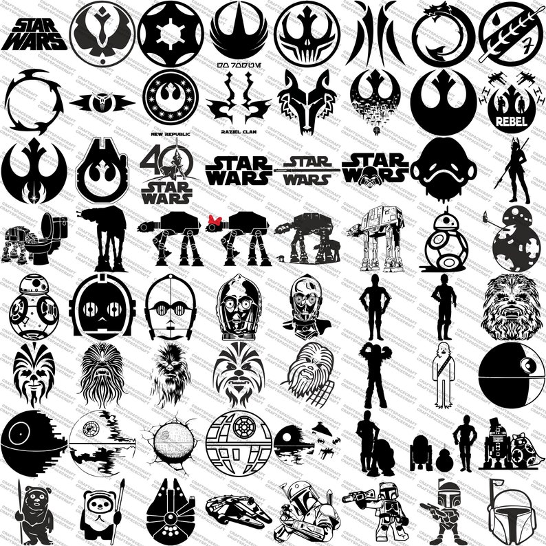 Download Star Wars SVG Bundle PNG Files Cricut Darth Vader Baby ...