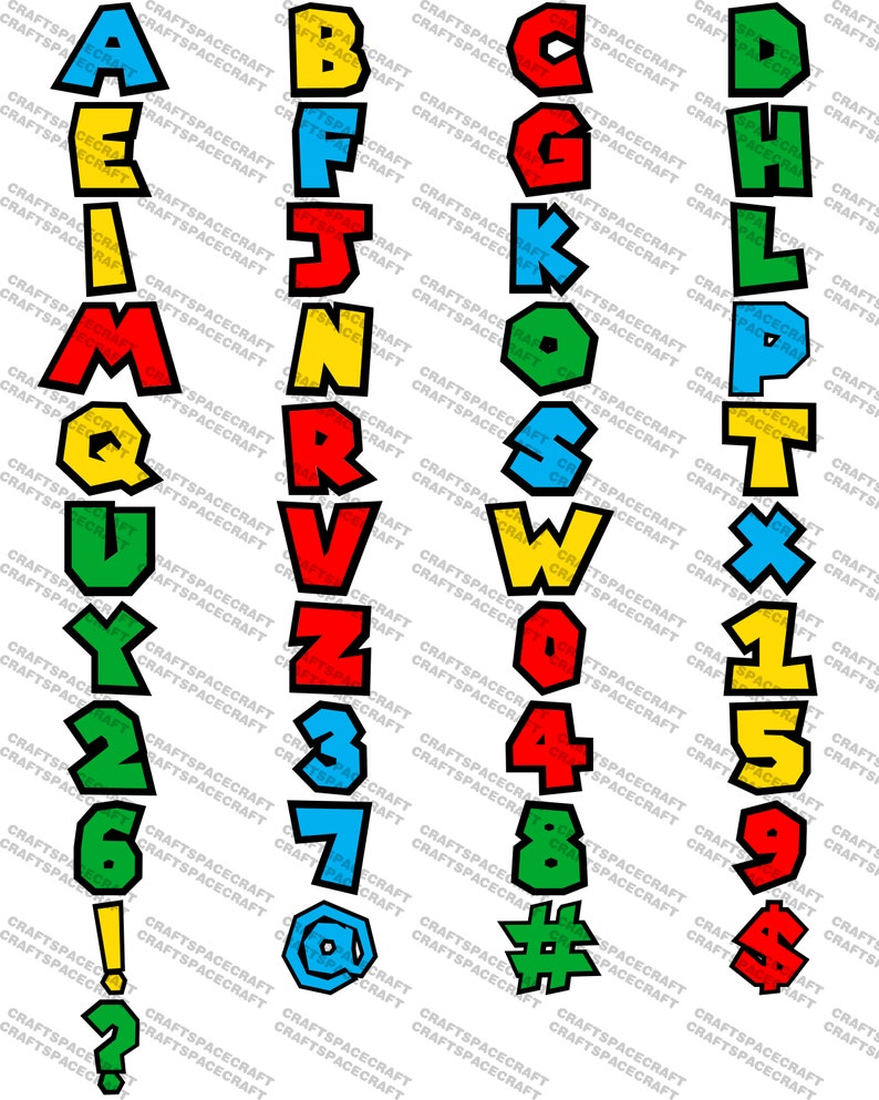 Download Super Mario SVG Bundle PNG files Cricut happy birthday boy ...
