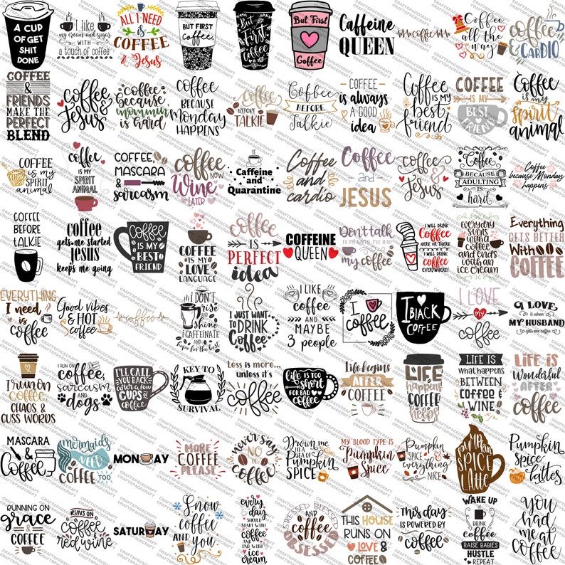 Download Coffee Starbucks SVG Bundle PNG Files Cricut christmas ...