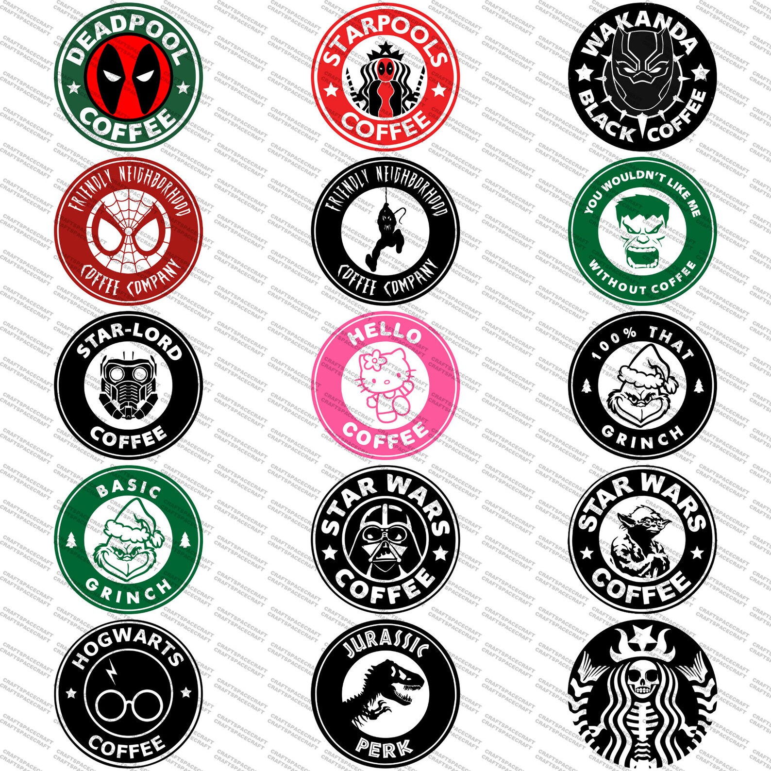 Download Coffee Starbucks SVG Bundle PNG Files Cricut christmas disney | Etsy