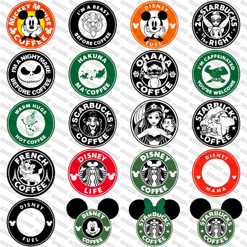 Coffee Starbucks SVG Bundle PNG Files Cricut christmas ...