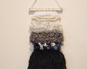 Tejido degradado en blanco y negro