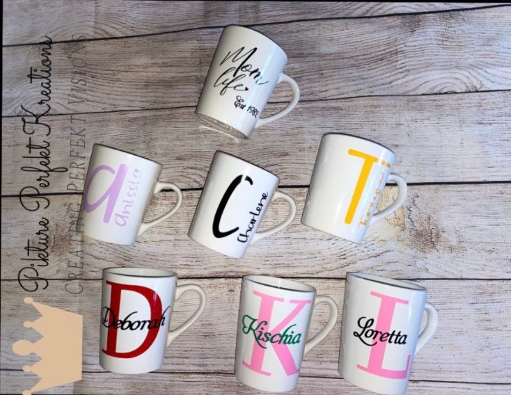 Monogrammed Coffee Mugs/Custom Mugs/Personalized Mug Etsy
