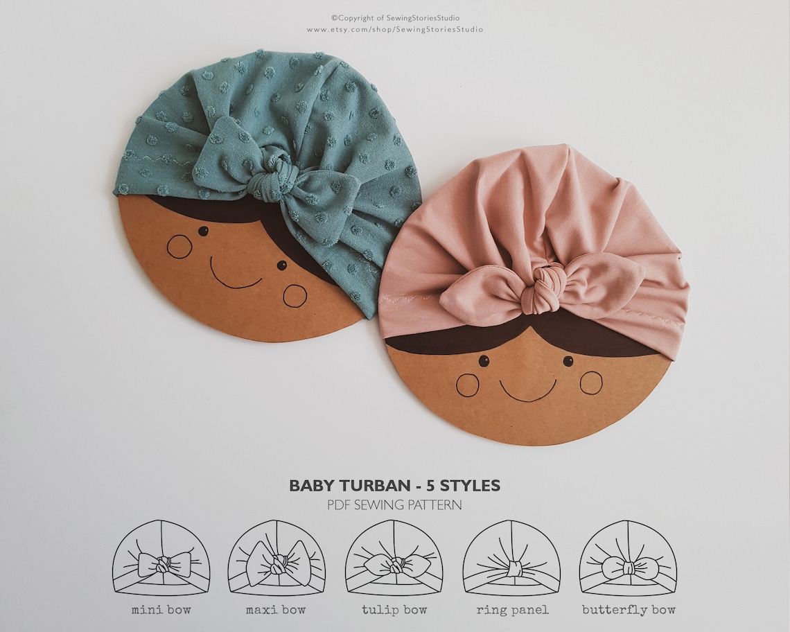 Baby Turban PDF Pattern Baby And Kids Sewing Hat With Bow Etsy baby-turban-pdf-pattern-baby-and-kids-sewing-hat-with-bow-etsy
