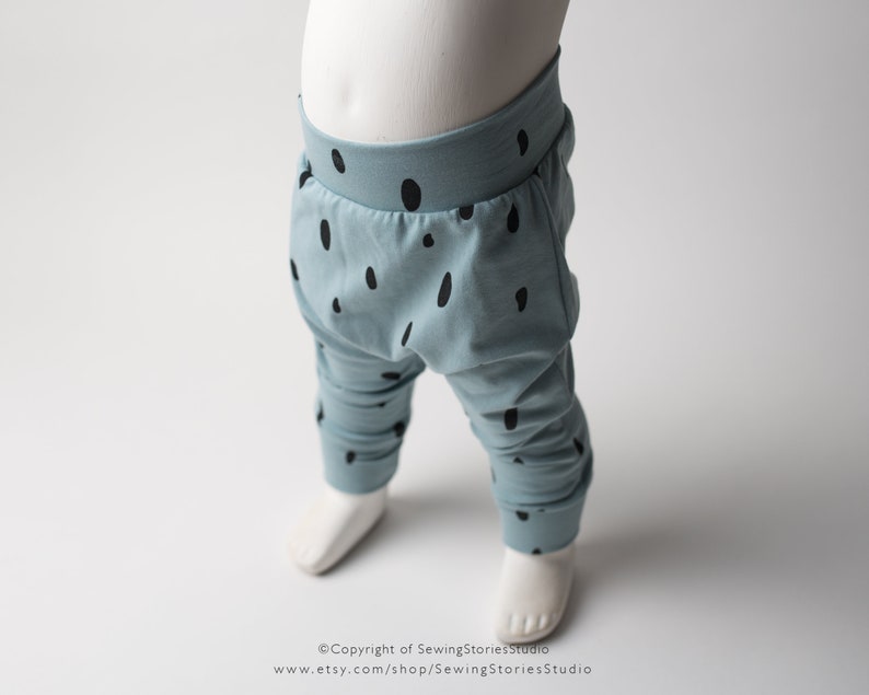 Baggy Pants PDF Pattern Baby Pants Harem Style 10 Sizes Etsy