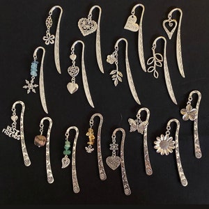 Tibetan Silver Charm Bookmarks