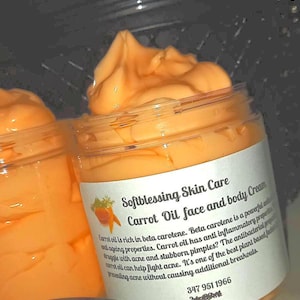Carrot oil cream