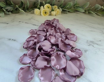 Dusty Purple Wedding Decor, Lavender Rose Petals, Rustic Wedding Aisle Decor, Flower Girl Petals, Boho Bridal Shower, She Said Yes, We Do