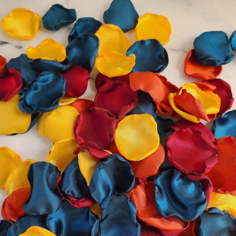 Sunflower and Teal Roses - Etsy