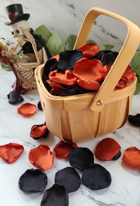 Rose Petals in Hat Basket Rose Petals in Hat Basket