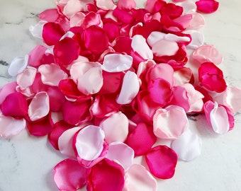Magenta, Hot Pink Wedding Decor, Pink Rose Petals, Wedding Aisle Decor, Spring Bridal Brunch Decor, Fuchsia Flower Girl Petals, Future Mrs.