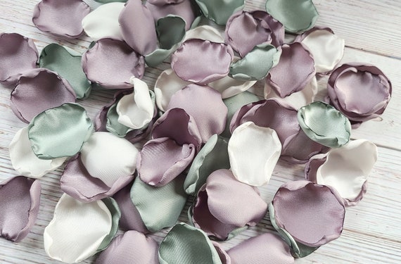 purple and sage green wedding