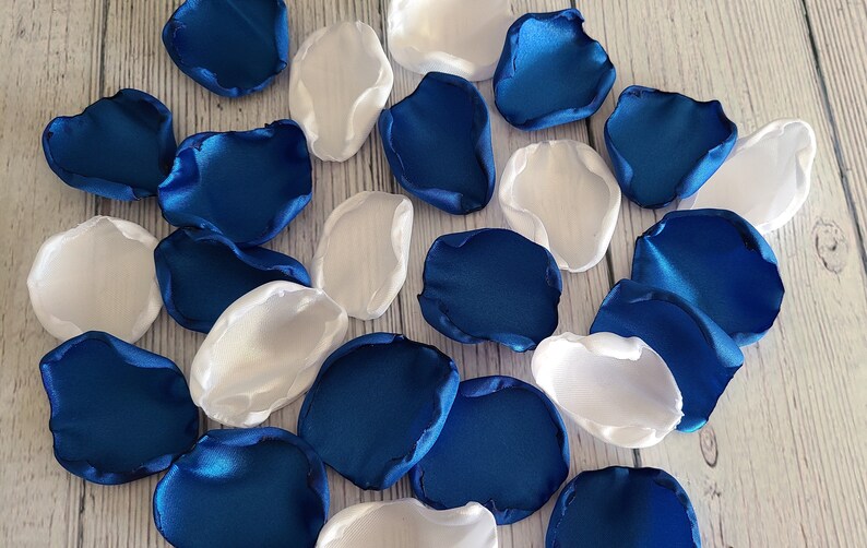 Royal Blue Wedding Decor Flower Girl Petals Wedding Aisle Etsy